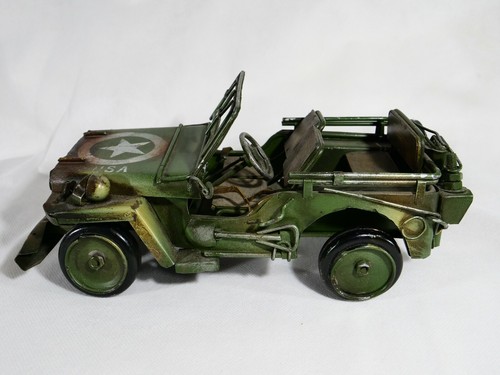 Jeep army aus blech - us,