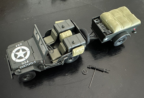 Willys jeep blech - jeep, 1:24