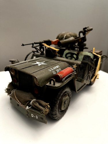 Vintage metal army 2611 - vintage, 2l-2611