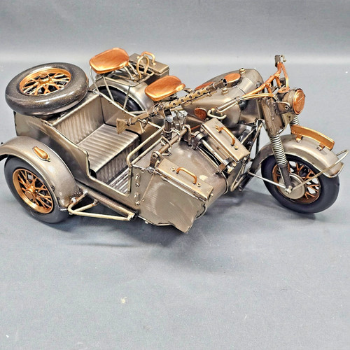 Blechmodell militär motorrad - blechmodell,