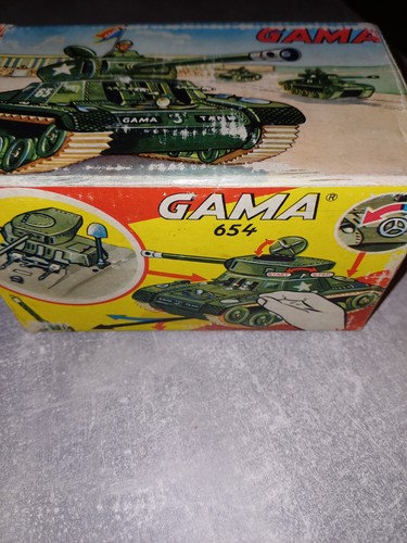 Gama 654 blechspielzeug panzer - 654,